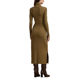 Lauren Ralph Lauren Tie-Front Turtleneck Dress